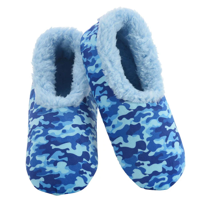 Snoozies! - Women Blue Camo - Size Variety