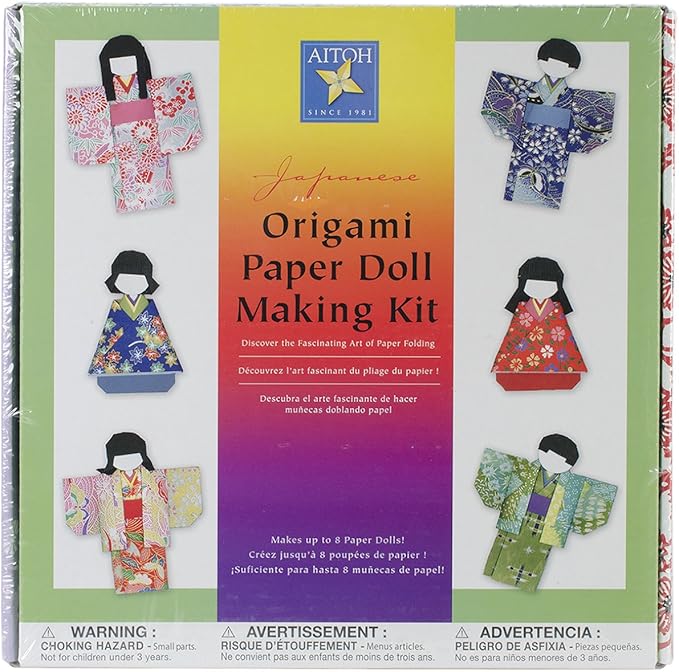 Aitoh Japanese Origami Doll Making Kit