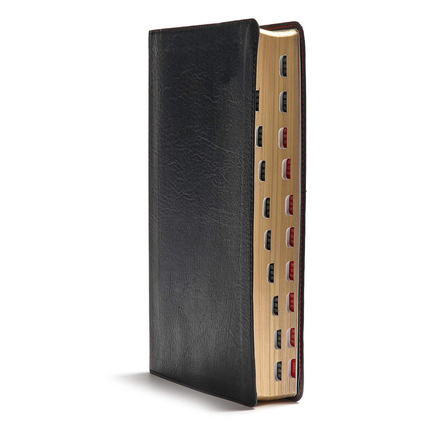 KVJ Giant Print - Black Soft Leather Indexed
