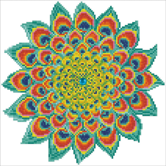 DD PEACOCK MANDALA