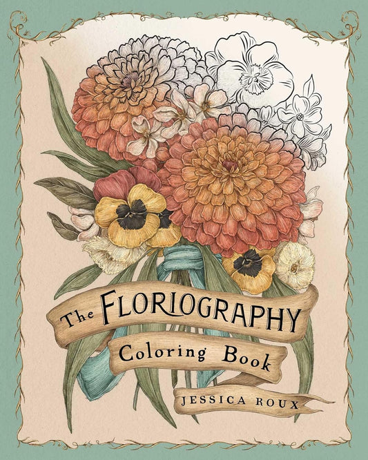 Floriography Coloring Book Jessica Roiux
