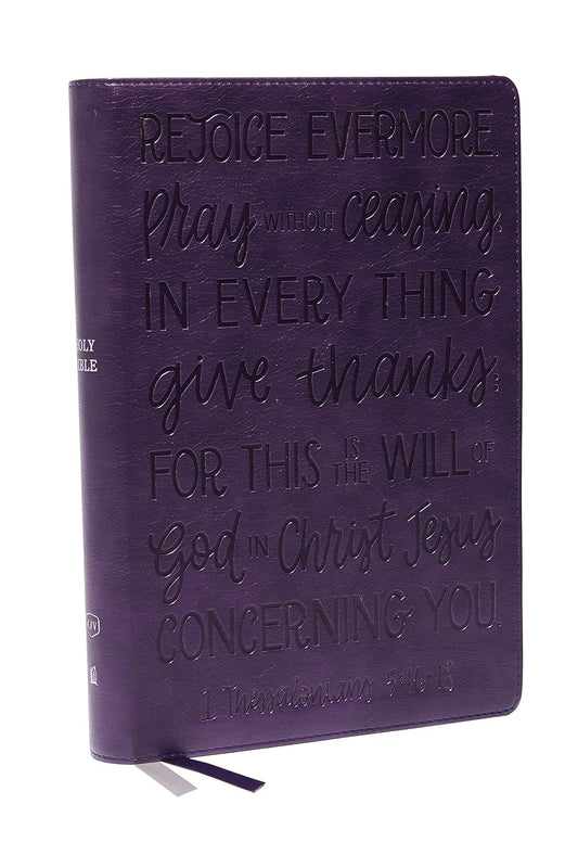 KJV Large Print Thomas Nelson Purple Leathersoft