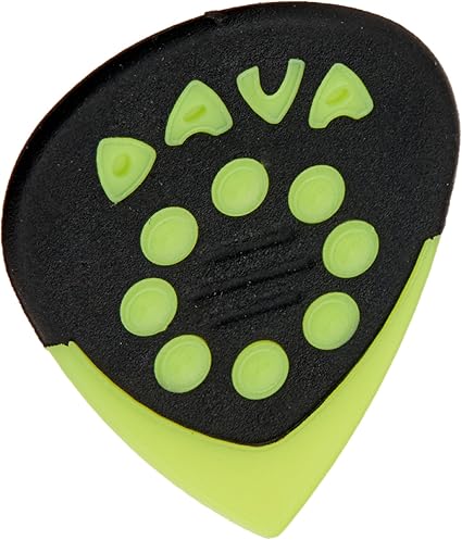 DAVA control jazz grips nylon 6 pack guitar picks
