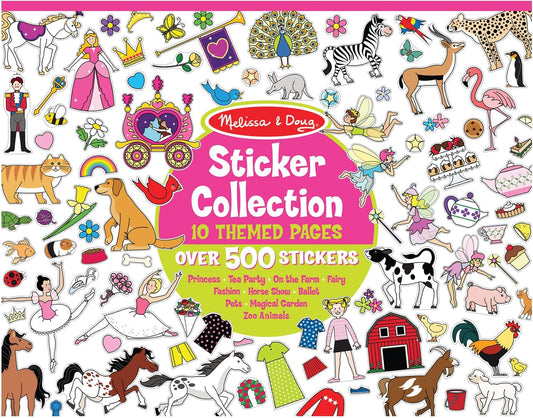 Stickerbook- pink sticker collection