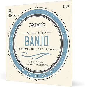 D'ADDARIO EJ60 5 STRING BANJO LIGHT