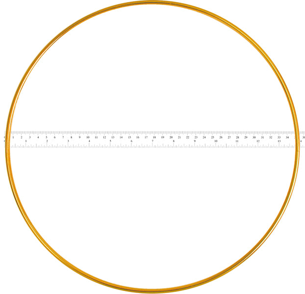 Metal Rings 14in (35.6cm) Brass