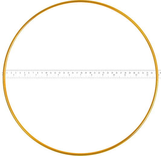 Metal Rings 14in (35.6cm) Brass
