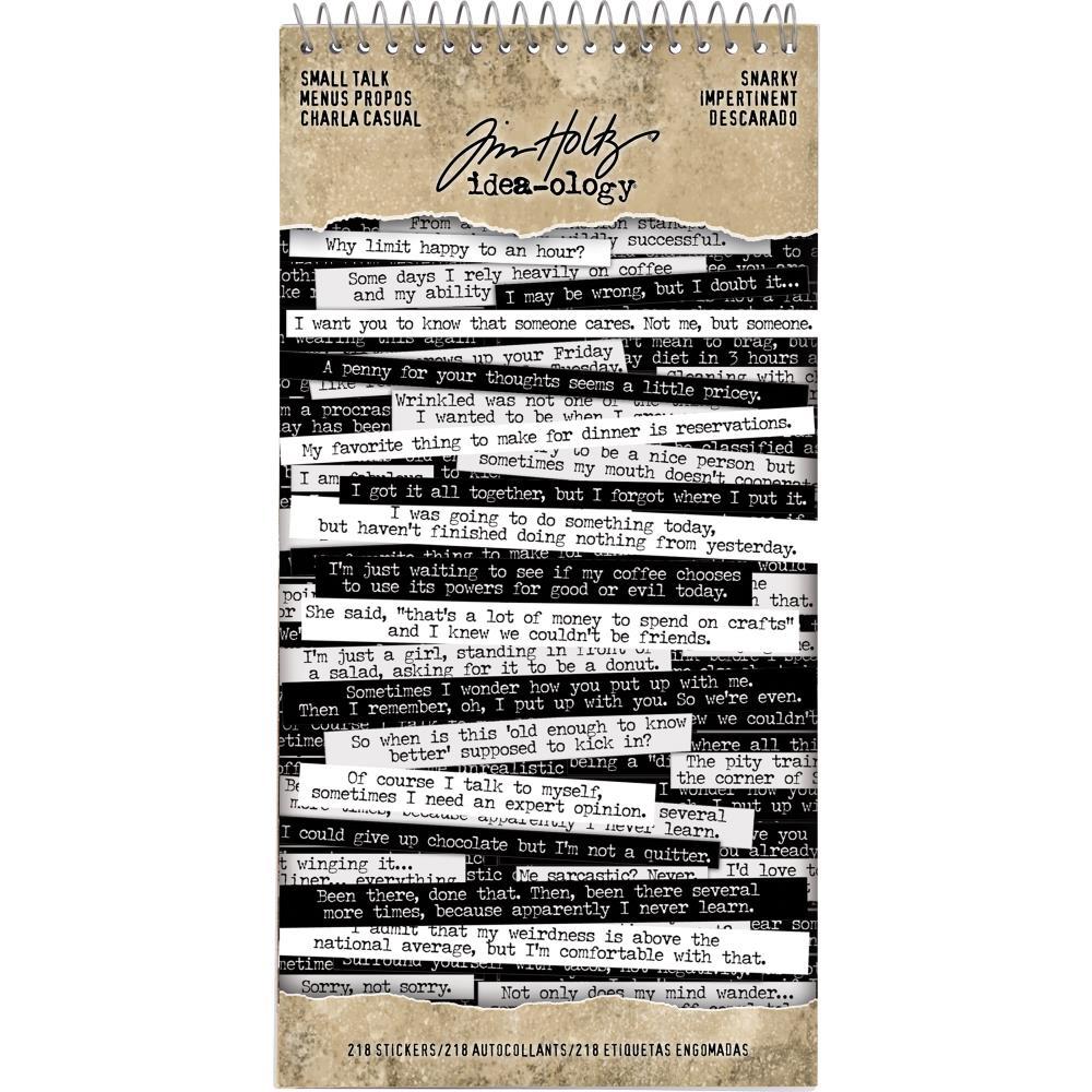 Tim Holtz Idea-ology Small Talk