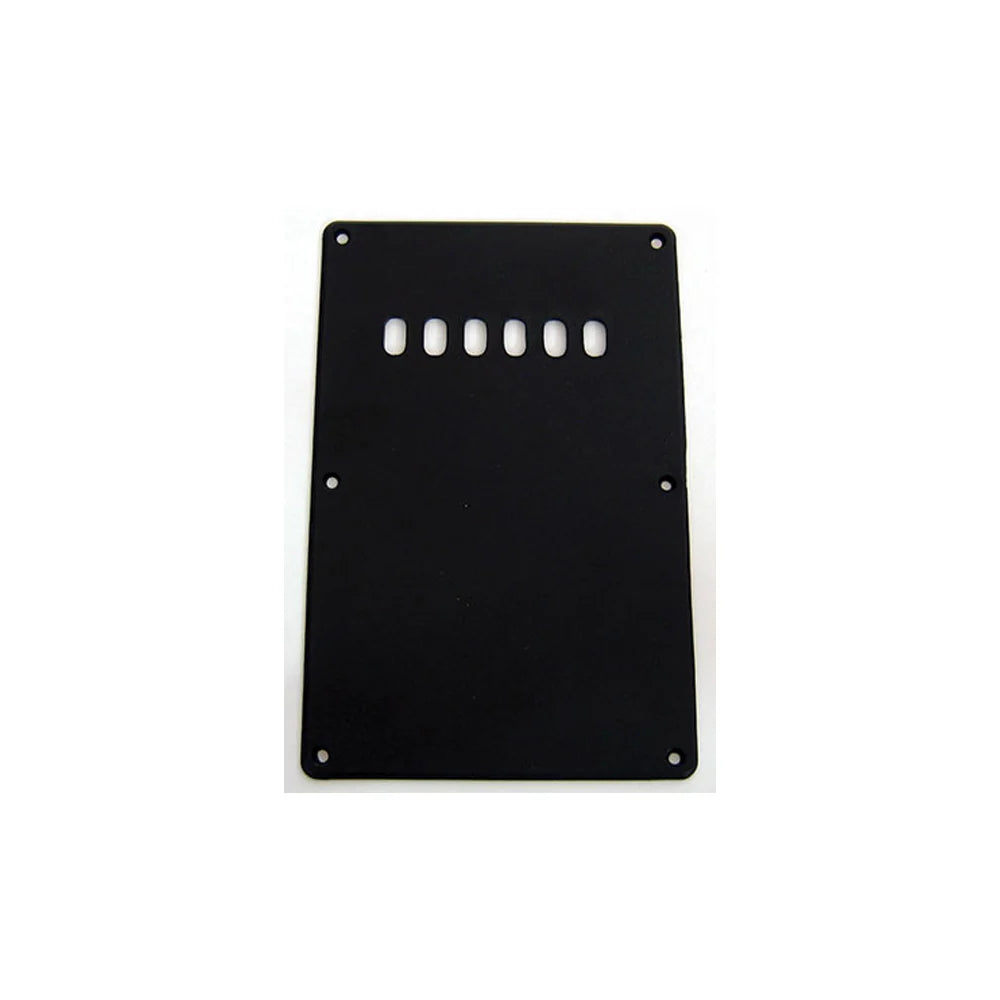 Profile p345 stratocaster back plate black w screws