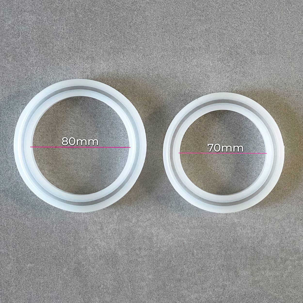 Bangle Bracelet Silicone Mold 2PC