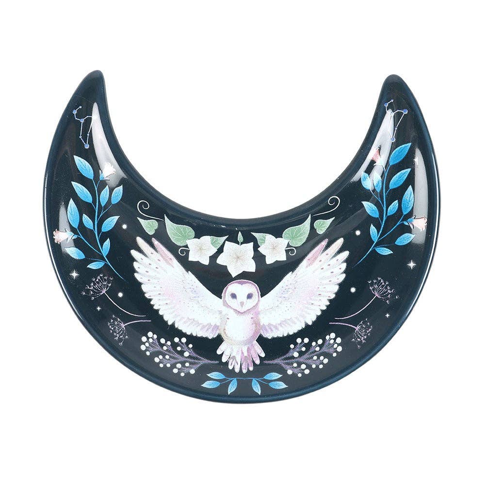 Something Different Wholesale Crescent Moon Owl Trinket Dish