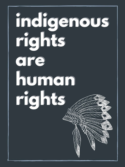 Indigenous Rights are Human Rights Print