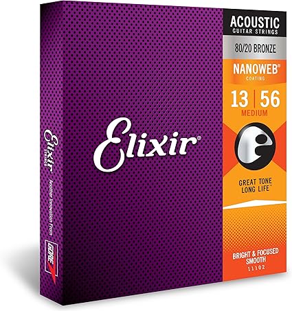 ELIXIR MED .013-.056 ACOUSTIC GUITAR STRINGS