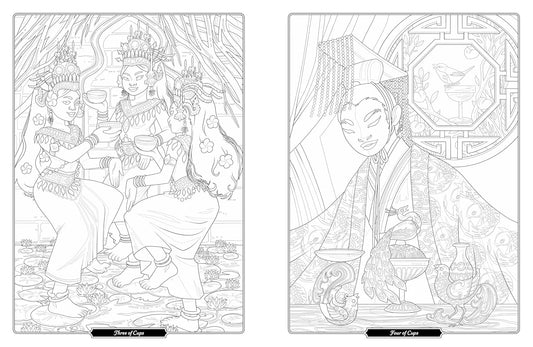 Tarot of the Divine Colouring Book