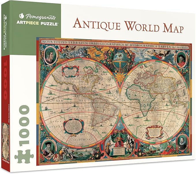Antique World Map Puzzle 1000 pcs