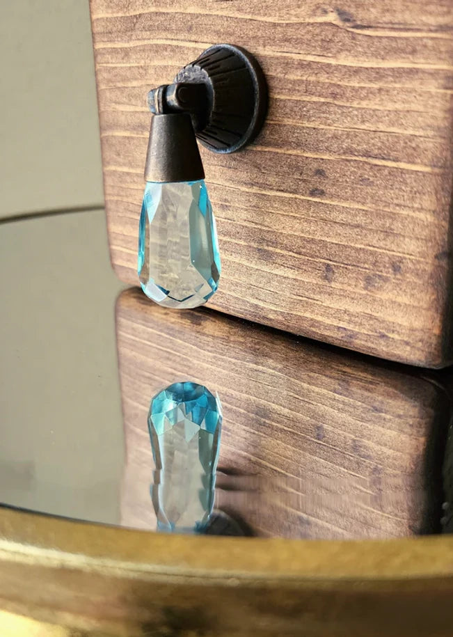 Undead Hardware - Arctic Ice Glass Drop Pull Single Knob
