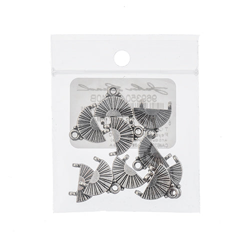 Wickes Even - Count Peyote Stitch Ends - Antique Pewter : 10 Pack