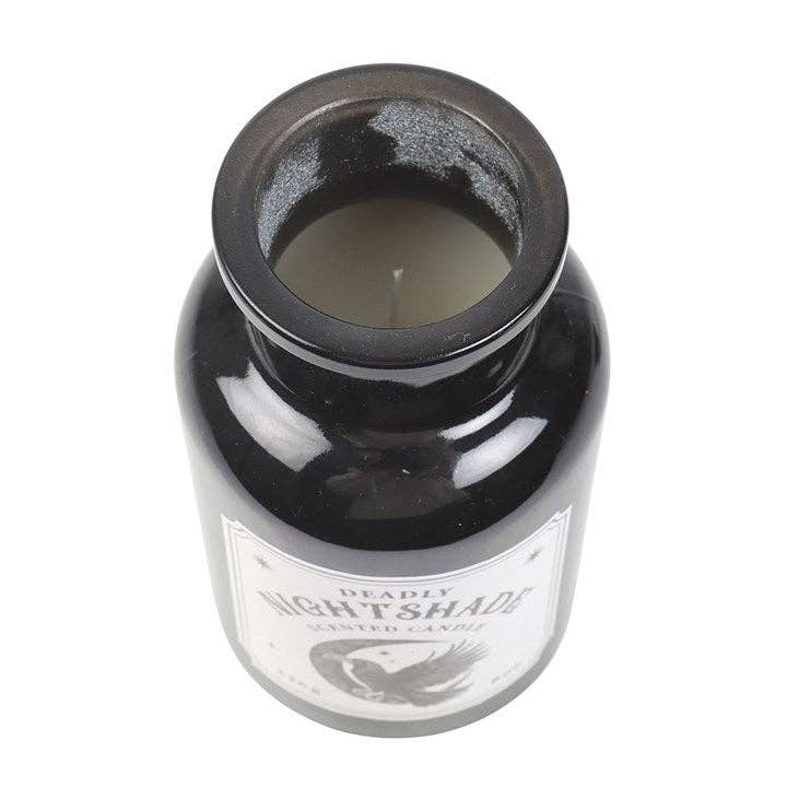 Something Different Wholesale Mystic Raven Deadly Nightshade Gothic Apothecary Candle