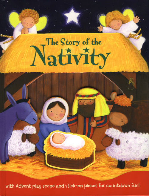 Theb Story of the Nativity Advent Play Scene Sticker Story