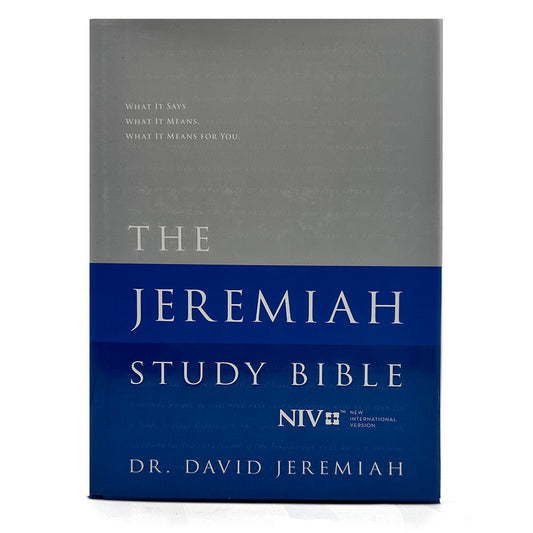 NIV THE JEREMIAH STUDY BIBLE HARD COVER