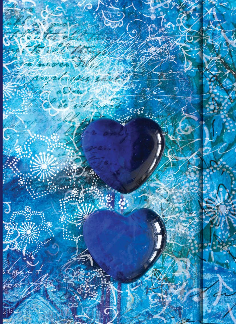 Blue Heart Medium Journal
