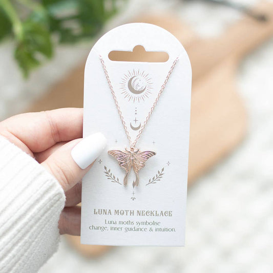 Something Different Wholesale Luna Moth Pendant Necklace