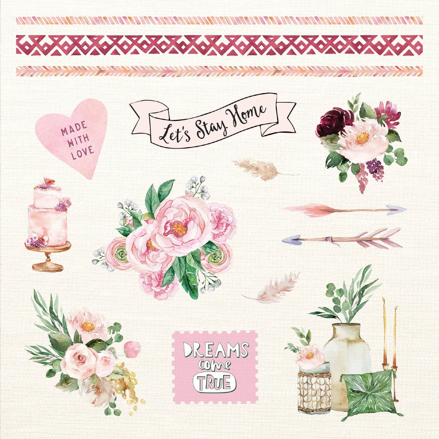 Boho Dreamss Sticker Book