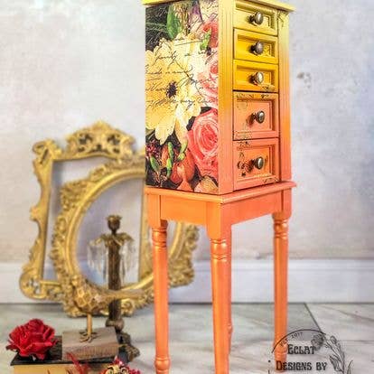Hokus Pokus - Decor-Weave Decoupage - Royal Blooms 31.2x23.4"
