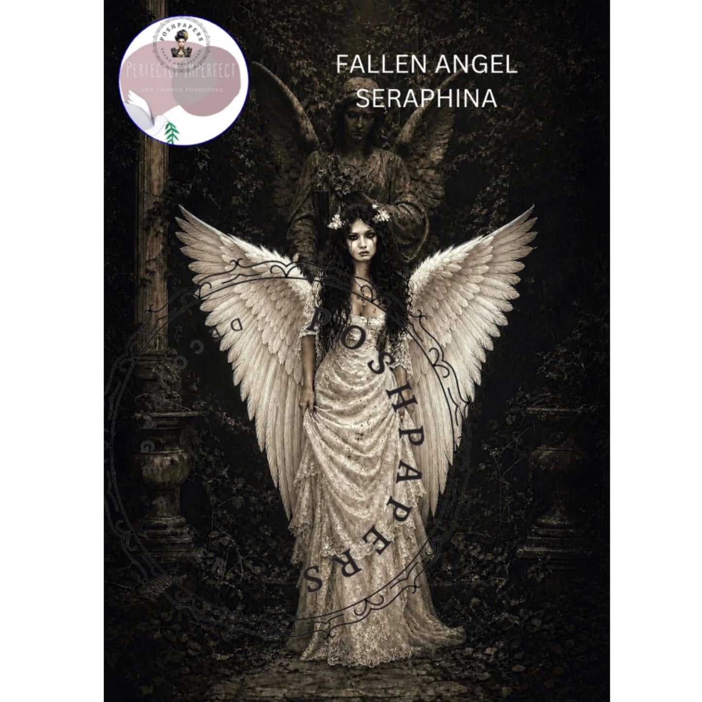 Posh Papers - Fallen Angel Seraphina 76x53 cm