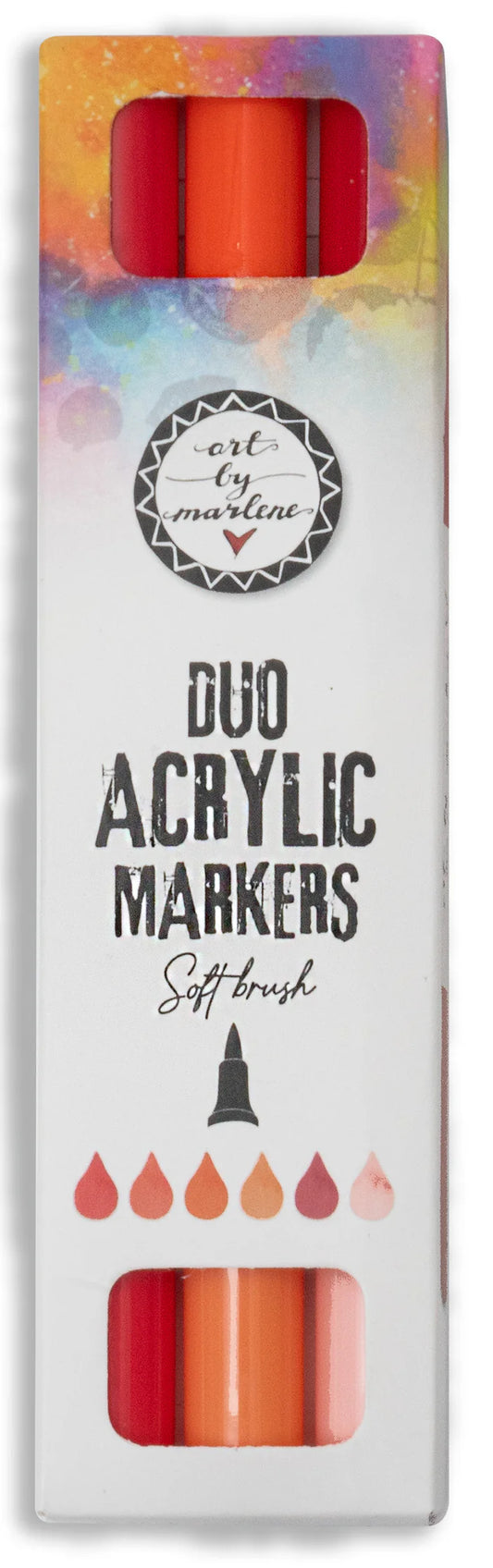 Art by Marlene Duo Acylic Markers Set of 3