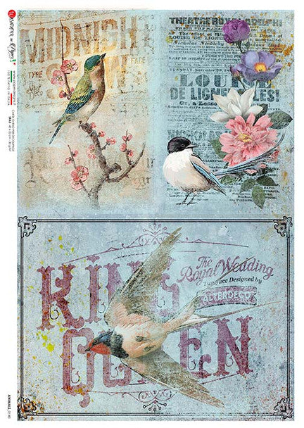 Paper Designs - Animals 0140 A4 Rice Paper