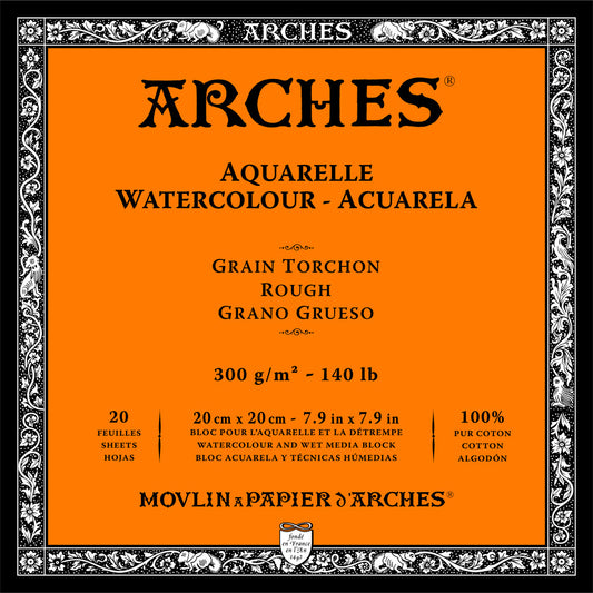 Aquarelle Watercolor Arches Whte RG 7.9x7.9