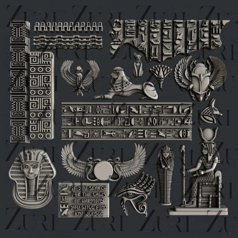 Zuri Ancient Egypt Silcone Mould