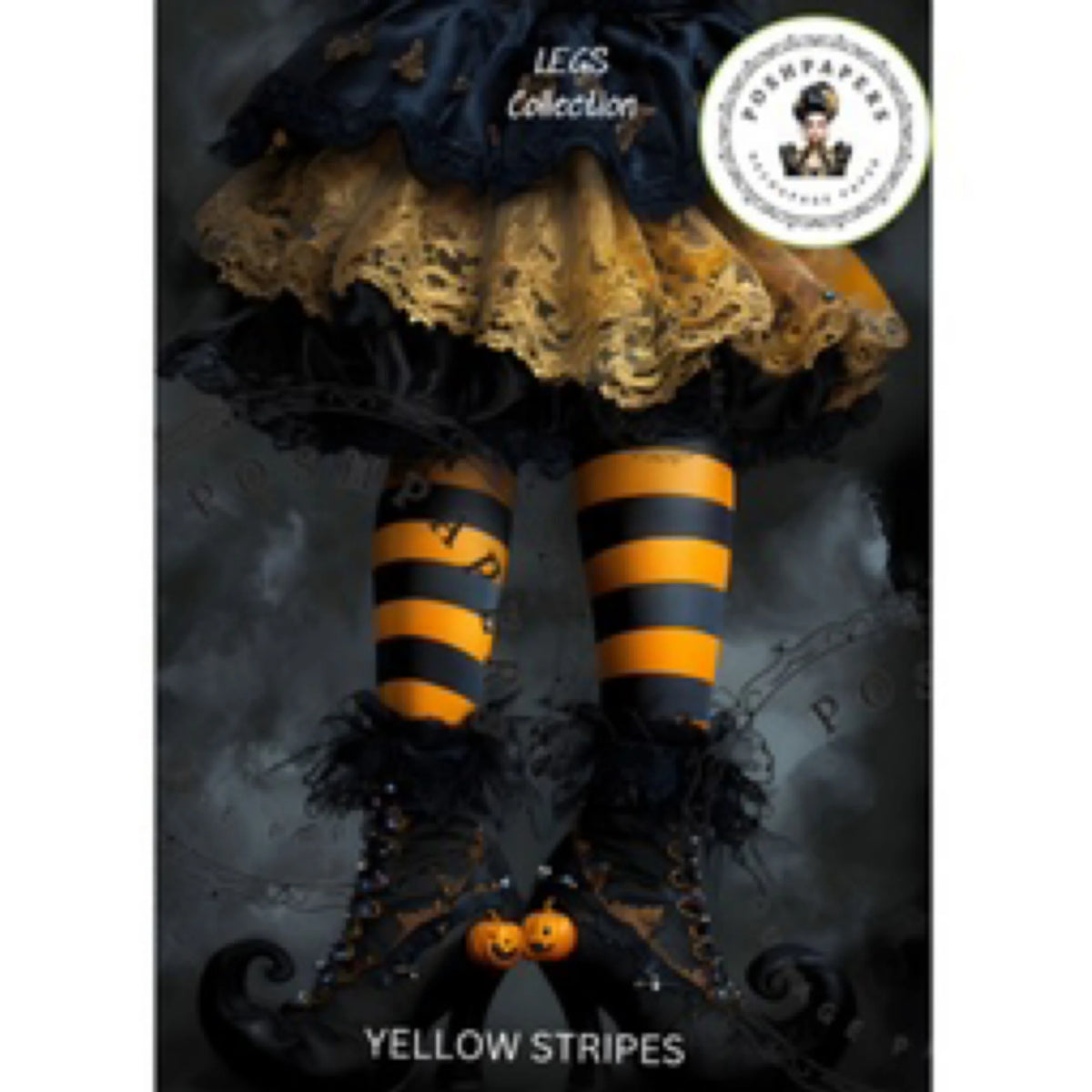 Posh Papers - Yellow Stripes 73x53 cm