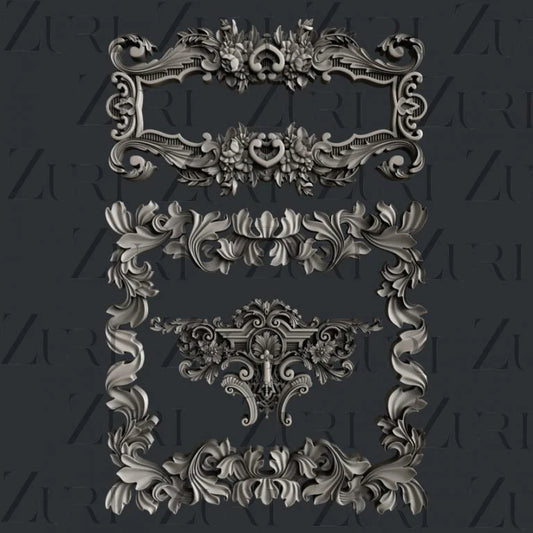 Baroque Frames Set 2 Zuri