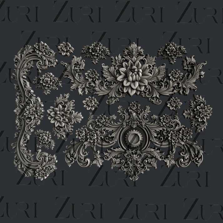Zuri Designs - Baroque Appliques