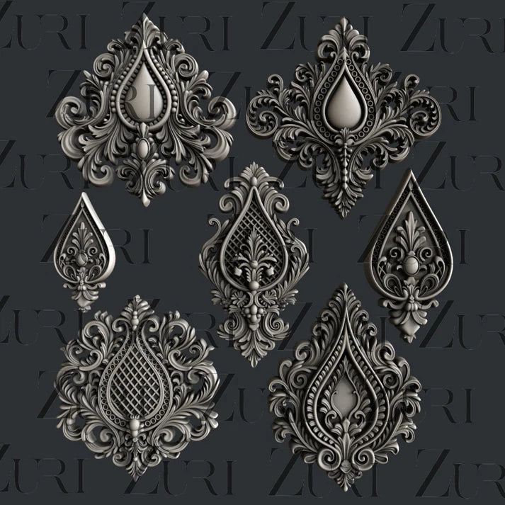 Zuri Designs - Baroque Dewdrops