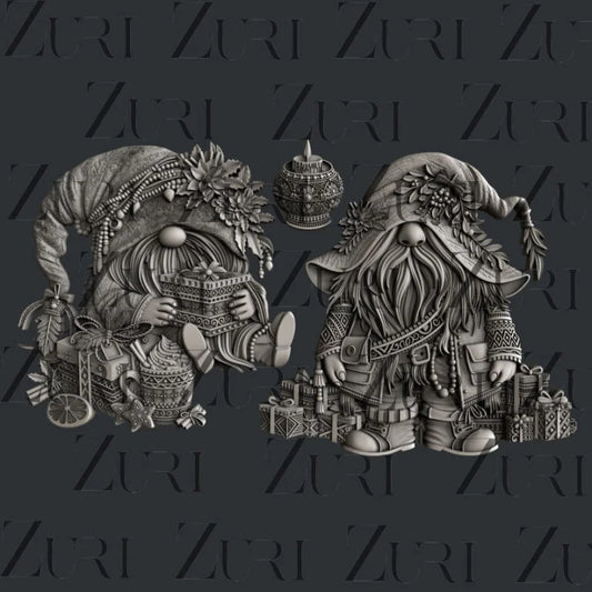 Zuri Mould Bohemian Christmas Gnomes