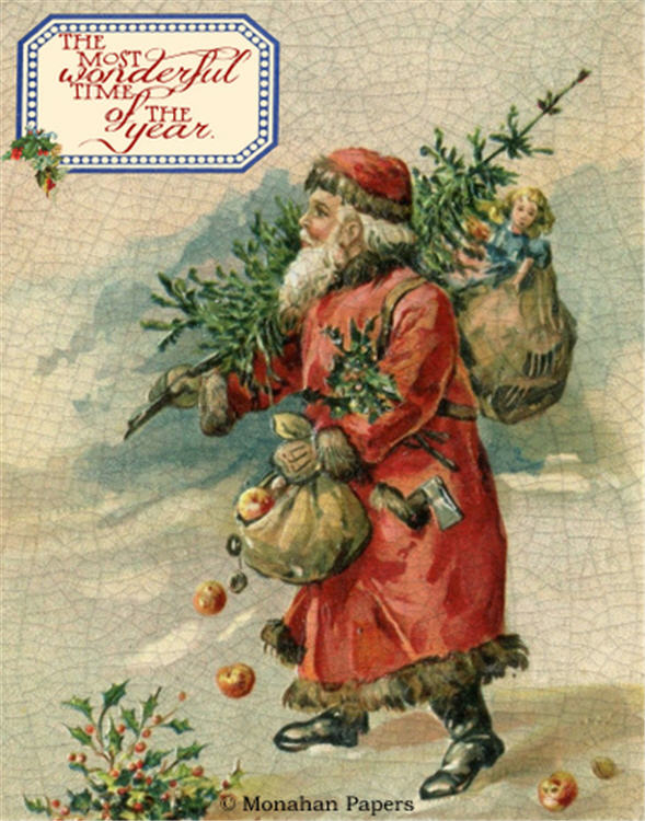 Monahan Papers - Assorted 11" x 17" 50 Piece Christmas Papers Collection