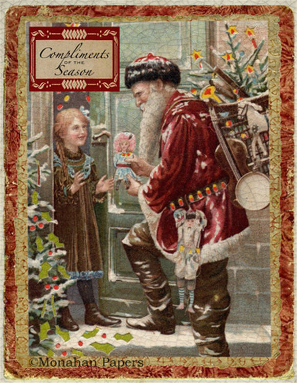 Monahan Papers - Assorted 11" x 17" 50 Piece Christmas Papers Collection