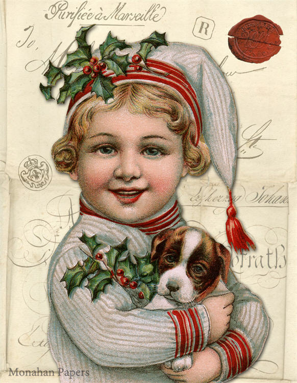Monahan Papers - Assorted 11" x 17" 50 Piece Christmas Papers Collection
