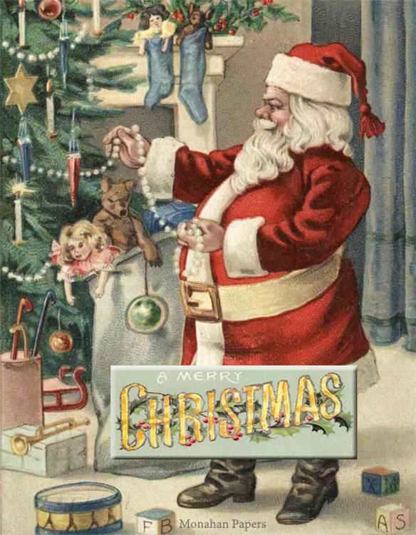 Monahan Papers - Assorted 11" x 17" 50 Piece Christmas Papers Collection