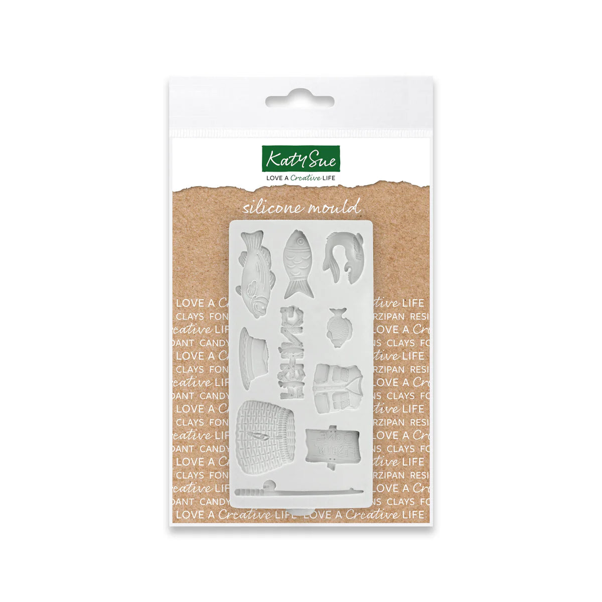 Katy Sue Designs Gone Fishing Silicone Mould