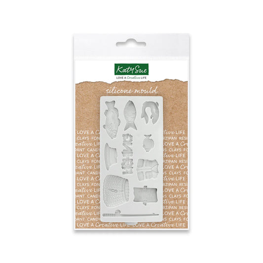 Katy Sue Designs Gone Fishing Silicone Mould