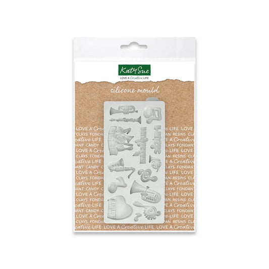 Music Set Silicone Mould Katy Sue