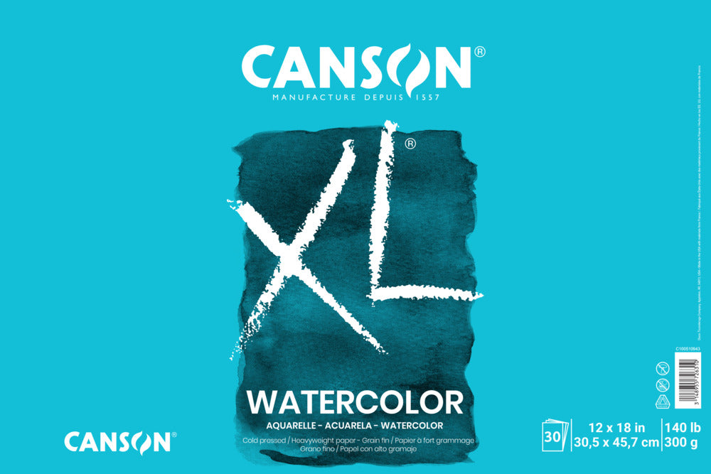 Carson - XL Watercolour Pad 12x18"