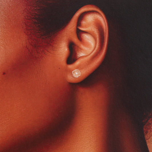 Poppy, August Birth Flower Earring