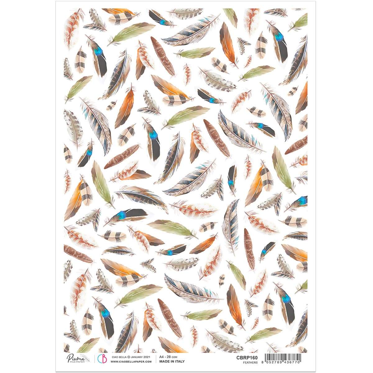 Rice Paper Feathers
