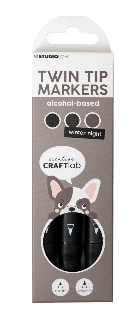 Twin Tip MarkersWinter NIght