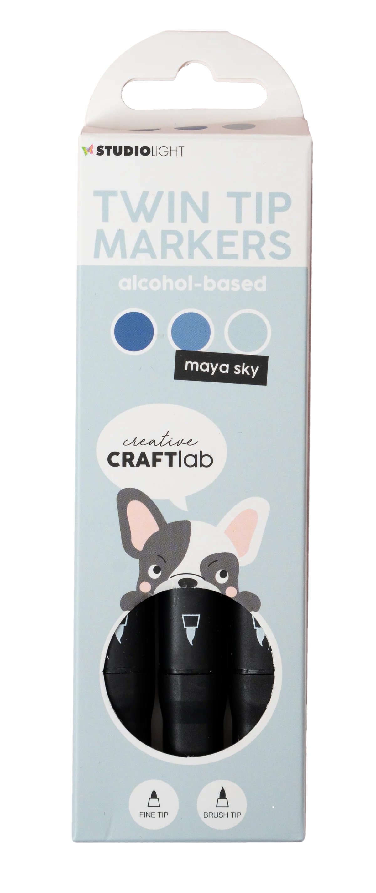 Studio Light Alcohol Marker: Maya Sky Essentials 3pc